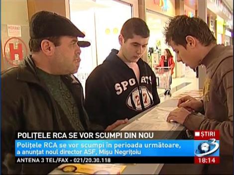 Poliţele RCA se vor scumpi din nou