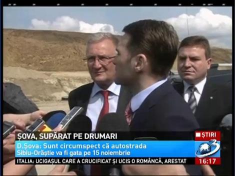 Şova, supărat pe drumari