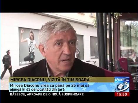 Mircea Diaconu, vizită în Timişoara