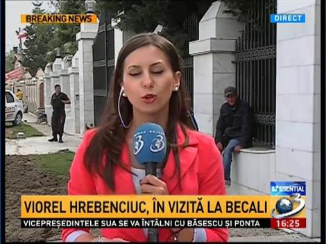 Viorel Hrenenciuc, în vizită la Becali