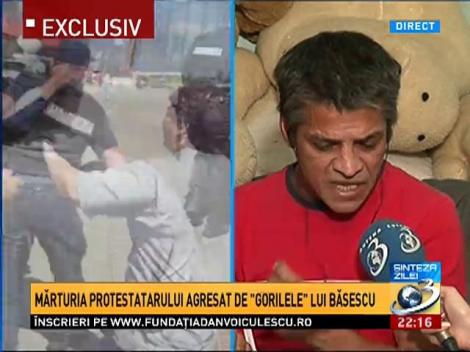 Exclusiv! Mărturia protestatarului din Arad bruscat de jandarmi şi de gărzile prezidenţiale