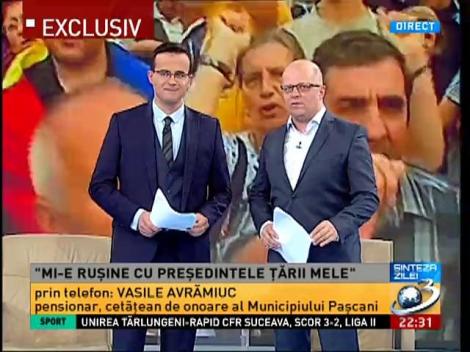 Sinteza Zilei: Vasile Avramiuc, pensionarul care organizează mitingul antiprezidenţial la Paşcani