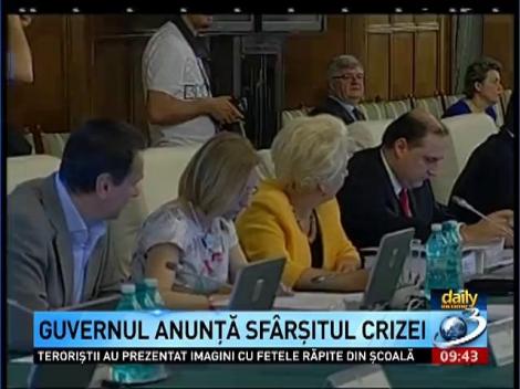 Daily income: Guvernul anunţă sfârşitul crizei