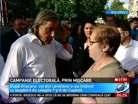 Campanie electorală, prin mişcare