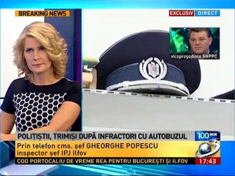 100 de Minute: Poliţiştii, trimişi după infractori cu autobuzul