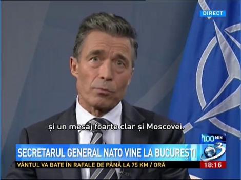 100 de Minute: Secretarul general NATO vine la Bucureşti