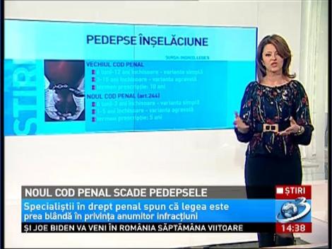 Noul Cod Penal scade pedepsele