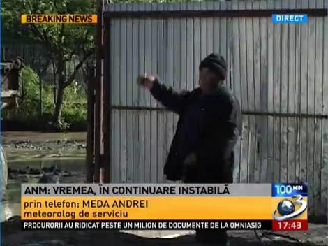 ANM: Vremea, în continuare instabilă