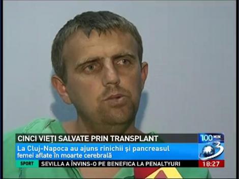Cinci vieţi salvate prin transplant