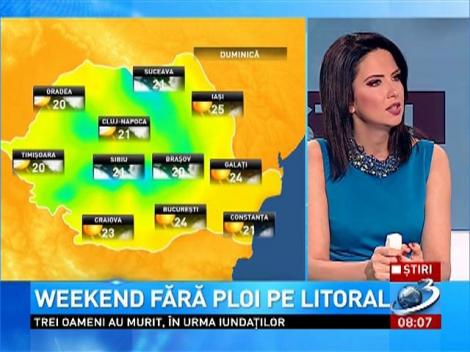 Weekend fără ploi pe litoral