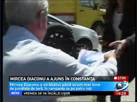 Mircea Diaconu a fost primit cu aplauze la Constanţa