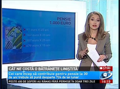 Cat ne costa un trai decent la bătrâneţe