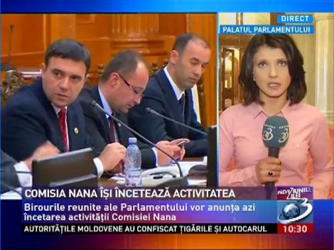 Comisia Nana îşi încetează activitatea