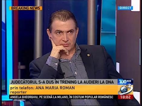 Judecătorul s-a dus în trening la DNA