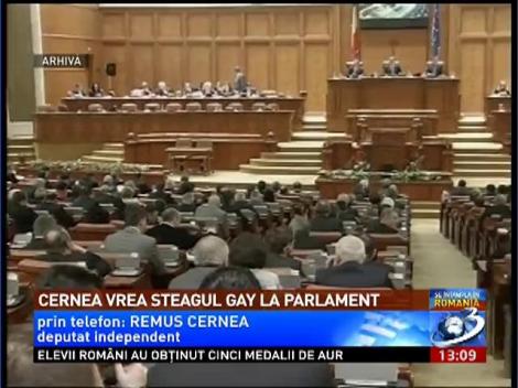 Remus Cernea cere ca steagul gay sa fie arborat la Palatul Parlamntului