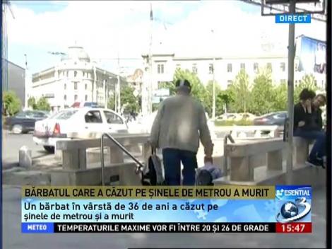 Un bărbat a murit la metrou, în staţia Piaţa Universitaţii