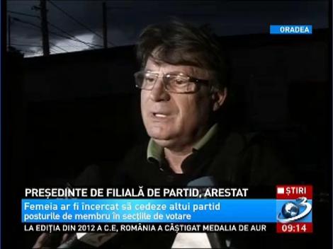 "Aranjamente" înainte de alegeri. Preşedintele unui partid, arestat pentru ŞPAGĂ