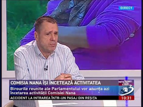 Mugur Ciuvică: Nu văd de ce raportul de la Nana ar trebui să rămână secret