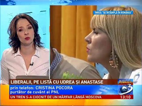 Reacţia Cristinei Pocora despre alianţa liberalilor cu Udrea