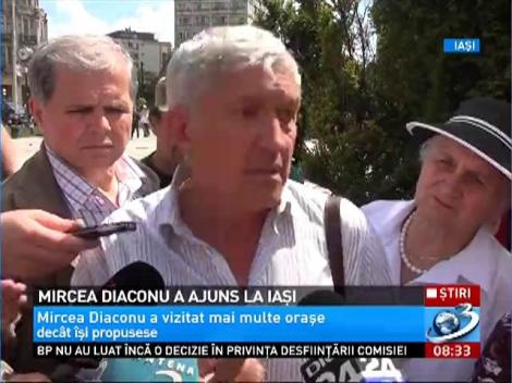 Mircea Diaconu a ajuns la Iaşi