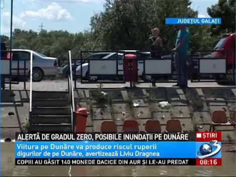 Alertă de gradul zero, posibile inundaţii pe Dunăre