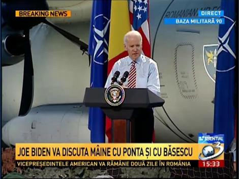 Vicepreşedintele SUA îi laudă pe militarii români: Suntem mândri că servim alături de forţele româneşti