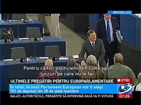 Ultimele pregătiri pentru europarlamentare