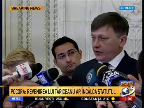 Crin se teme de concurenţă: Revenirea lui Tăriceanu, respinsă