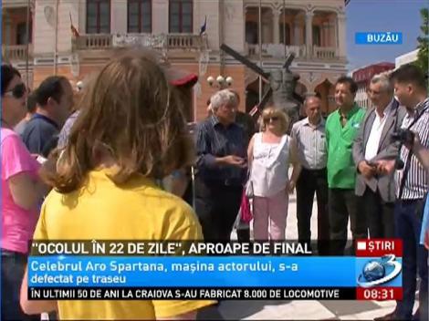 În turneul său prin ţară, Mircea Diaconu a ajuns la Buzău. Tot pe 4 roţi