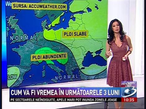 Prognoza meteo pentru următoarele 3 luni