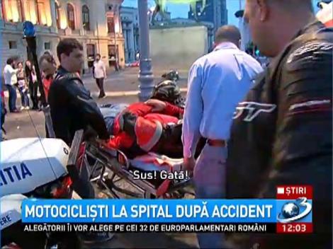 Accident cu doi motocicliști răniți