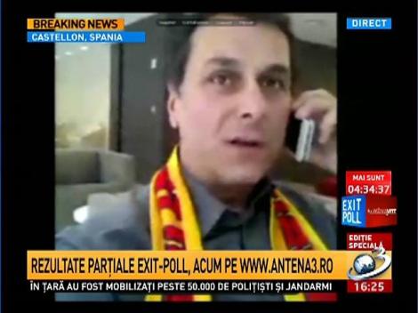 Bogdan Stanoevici, &icirc;n direct din Spania: Oamenii prezenți la vot sunt puțini