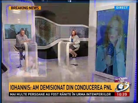 Iohannis: Am demisionat din conducerea PNL