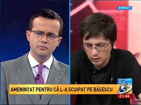 Barbatul care l-a scuipat pe Basescu a fost obligat sa se interneze la psihiatrie