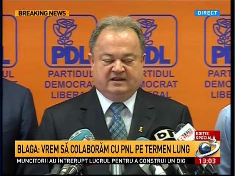 Vasile Blaga, despre alianţa cu Crin Antonescu