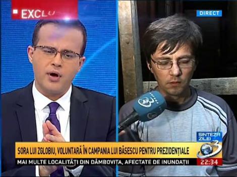 Sora lui Zglobiu, voluntara in campania lui Basescu pentru prezidentiale