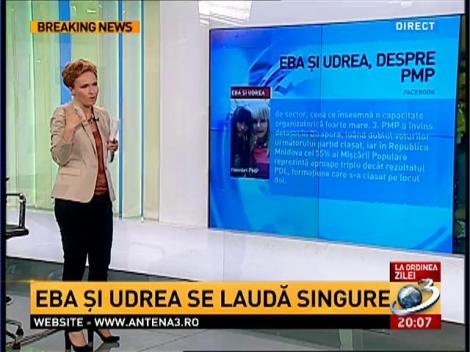 La Ordinea Zilei: EBA si Udrea se lauda singure