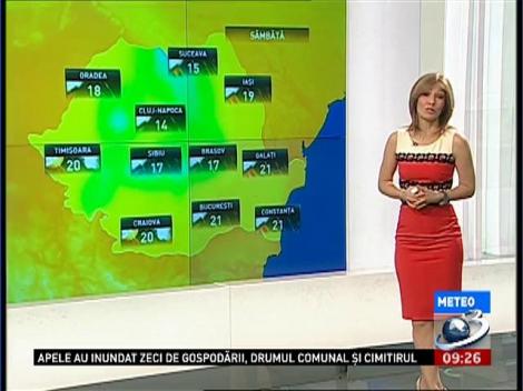 Prognoza meteo pentru următoarele zile!