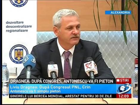 Dragnea: După Congres, Antonescu va fi pieton