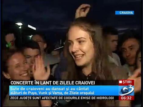 Concerte &icirc;n lanţ de Zilele Craiovei