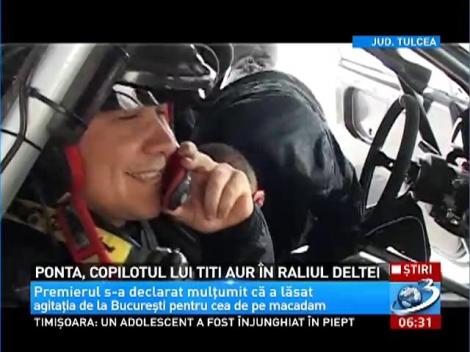 Ponta, copilotul lui Titi Aur în Raliul Deltei
