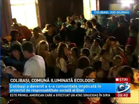 Colibaşi, comună iluminată ecologic