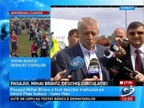 Pasajul Mihai Bravu, deschis circulaţiei