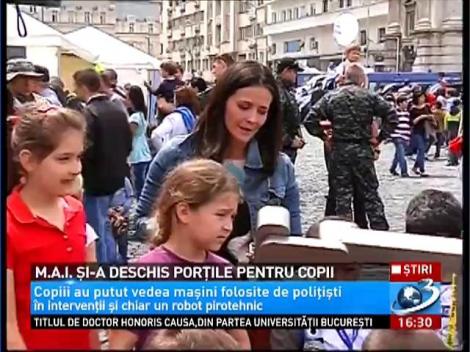 MAI si-a deschis portile pentru copii