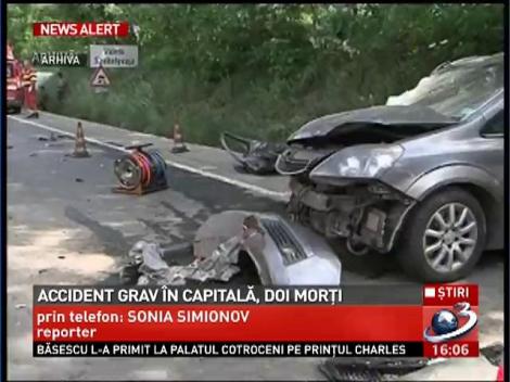 Accident grav în Capitală, doi morţi