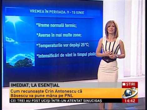 Prognoza meteo pentru următoarele două săptămâni
