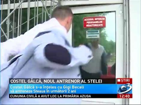 Costel Gâlcă, noul antrenor al Stelei