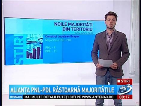 Alianţa PNL-PDL răstoarnă majorităţile