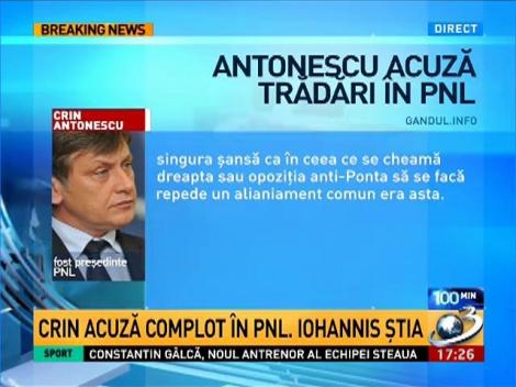 Scandal în PNL după demisia lui Crin Antonescu