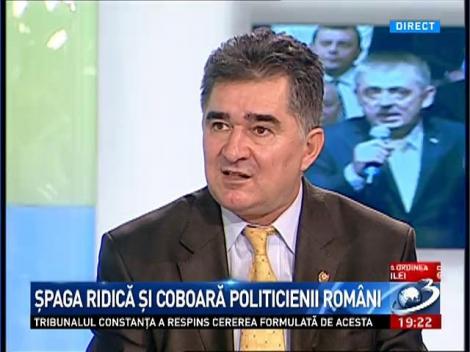 Ghişe: Noi avem o problemă în România. Avem o constituţie, n-o repectăm, avem un statut de partid, nu-l respectăm, avem o lege de finanţare, n-o rspectăm. Şi când n-o respectăm, ne mirăm